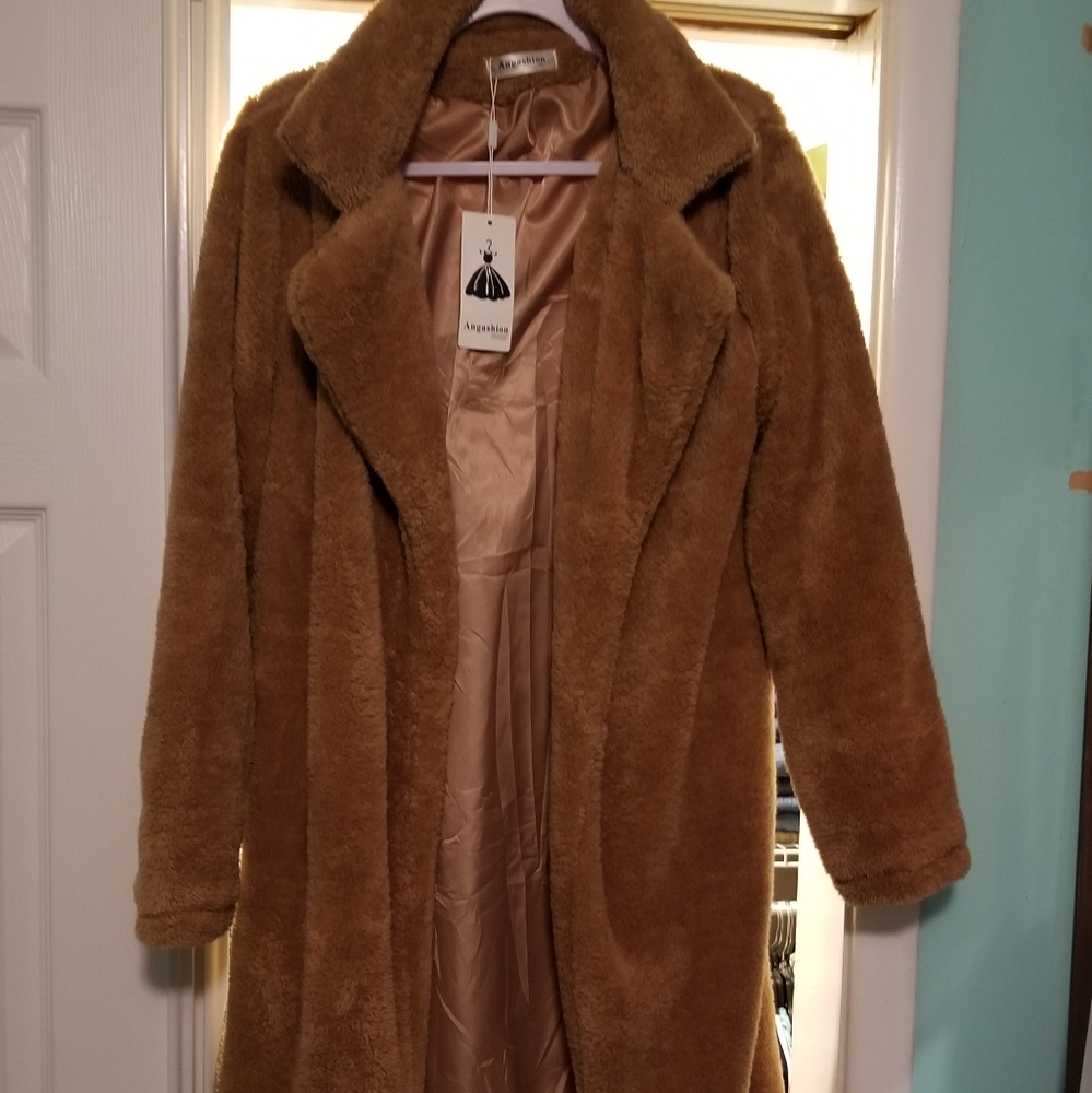 Angashion Teddy Coat